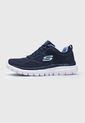 Tenis Training Azul Navy-Celeste-Blanco Skechers Burns de Skechers