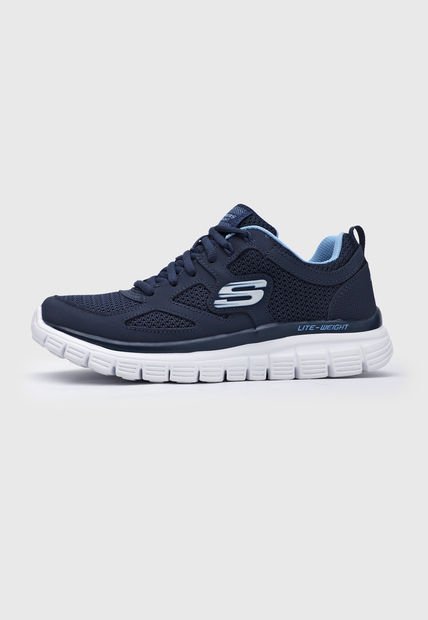 Tenis Training Azul Navy-Celeste-Blanco Skechers Burns
