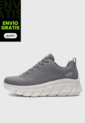 Tenis Lifestyle SKECHERS Bobs B Flex Hi Gris Skechers