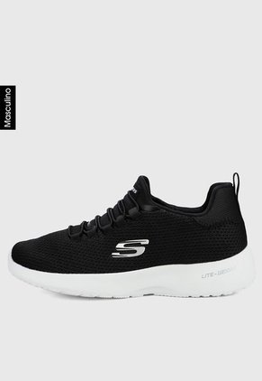 Tenis Training Negro-Blanco Skechers Dynamight