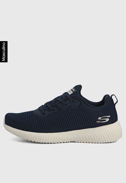 Tenis Lifestyle Azul-Blanco Skechers Squad