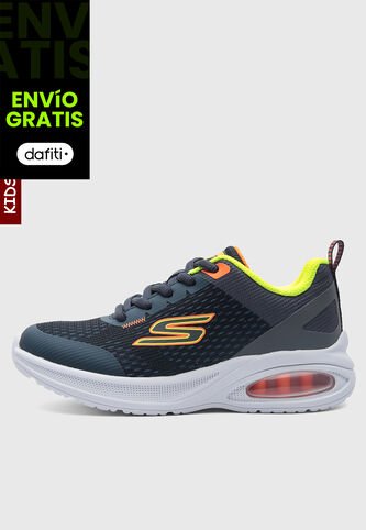 Tenis Lifestyle SKECHERS Microspec Max Advance Azul Skechers