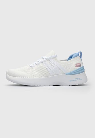 Skechers - Tenis Running Blanco-Celeste Skechers Skech-Air Dynamight