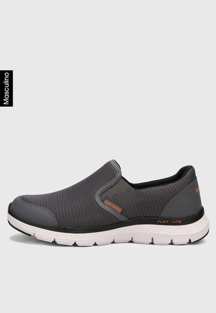 Tenis Lifestyle Gris-Naranja Skechers Flex Advantage 4.0 - Tuscan