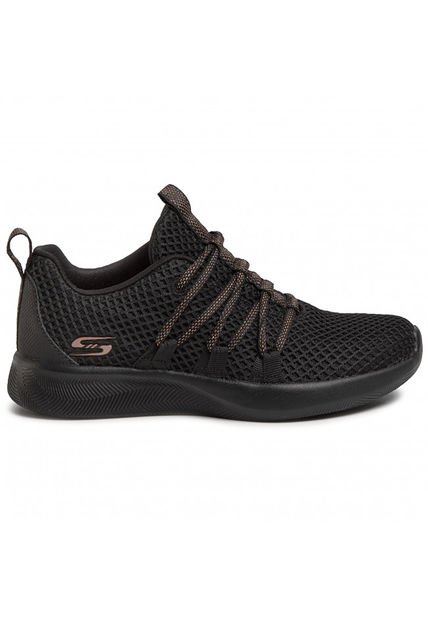 Tenis Lifestyle Skechers Bobs Squad 2 Mega Glam - Negro