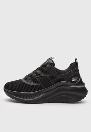 Tenis Lifestyle SKECHERS BOBS Chaos Hi - Dazzling Glint Negro