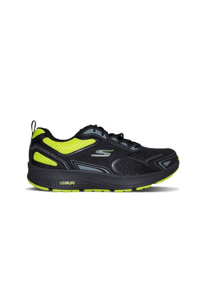 Tenis Hombre Skechers GOrun Consistent - Vestige - Negro-Verde