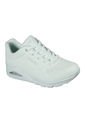 Tenis Mujer Skechers Uno - Frosty Kicks - Verde Menta de Skechers