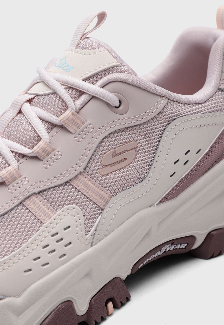 Tenis Outdoor Rosa Malva Beige Skechers D lites Hiker Compra Ahora Dafiti Colombia