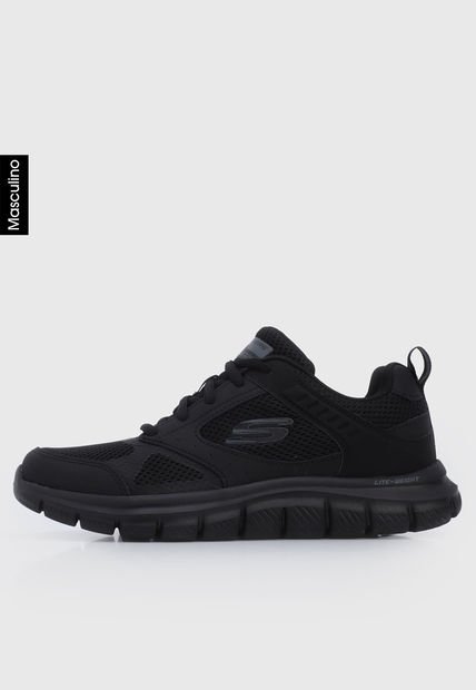 Tenis Training Negro Skechers Track Syntac