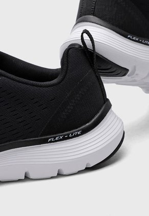 Tenis Training Negro-Blanco Skechers Flex Appeal 5.0