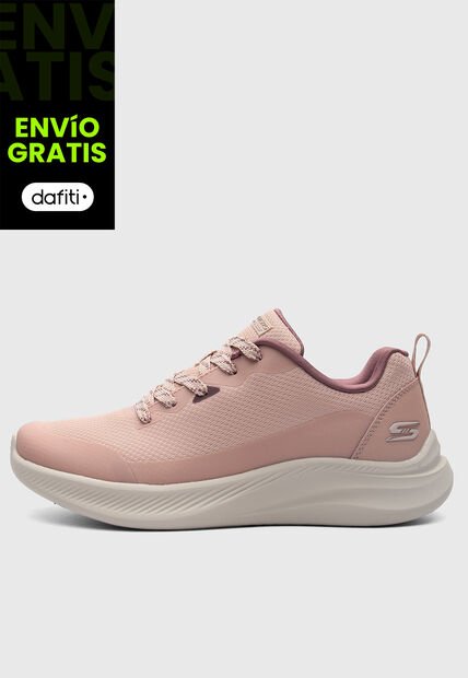Tenis Lifestyle SKECHERS Bobs Moda Flex Rosa Nude