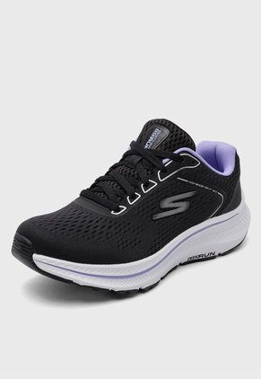 Tenis Running Negro-Blanco-Lavanda Skechers Go Run Consistent 2.0 - Mile Marker