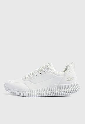 Tenis Lifestyle SKECHERS Bobs Geo Lite Lace Up Blanco