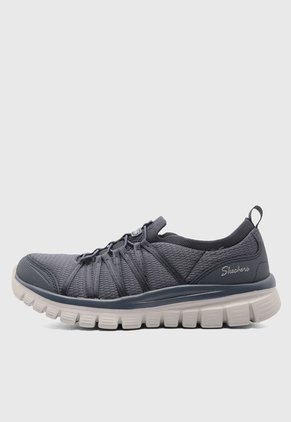 Tenis Lifestyle SKECHERS Graceful - Soft Soul Azul