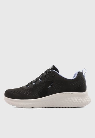 Tenis Running SKECHERS Emesh Lace Up Negro Skechers