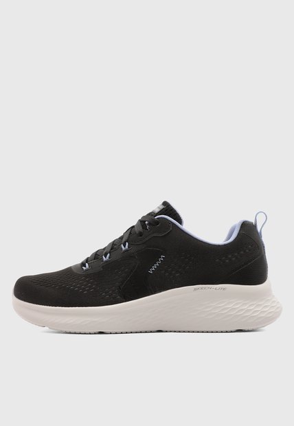 Tenis Running SKECHERS Emesh Lace Up Negro