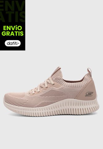 Tenis Lifestyle SKECHERS Bobs Geo Lite Rosa Skechers