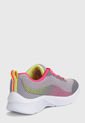 Tenis Training Gris-Rosa-Verde Skechers Kids Microspec de Skechers