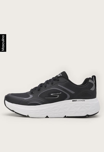 Tenis Running Negro-Marfil Skechers GOrun Max Cushioning Delta - Epsilon