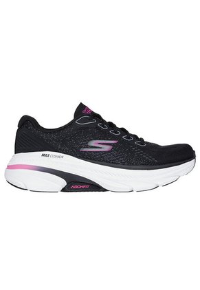 Tenis Mujer Skechers Max Cushionin - Negro-Rosado