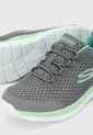 Tenis Training Gris-Verde Skechers de Skechers