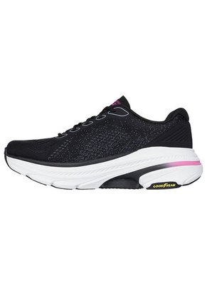 Tenis Mujer Skechers Max Cushionin - Negro-Rosado