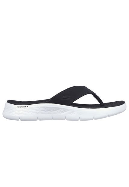 Chanclas Mujer Skechers Go Walk Flex - Negro-Blanco