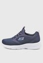 Tenis Training Azul Navy-Marfil-Rosa Skechers Dynamight 2.0 - Soft Expressions de Skechers