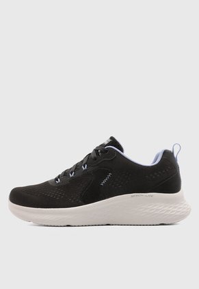 Tenis Running SKECHERS Emesh Lace Up Negro