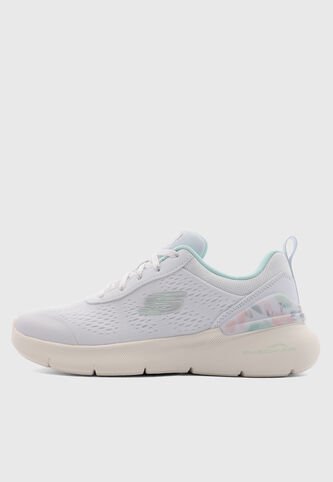 Tenis Lifestyle SKECHERS Engineered Mesh Lace Up Lila Claro Skechers