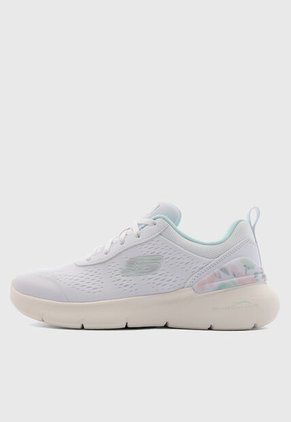 Tenis Lifestyle SKECHERS Engineered Mesh Lace Up Lila Claro