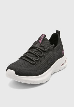 Tenis Training Negro-Blanco-Magenta Skechers BOBS Unity - Absolute Gusto