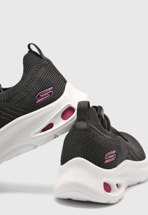 Tenis Training Negro-Blanco-Magenta Skechers BOBS Unity - Absolute Gusto