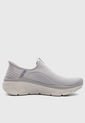 Tenis SKECHERS D`LUX WALKER 2.0 Gris de Skechers