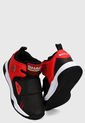 Tenis Basketball Negro-Rojo Skechers Kids Shaq Powershot de Skechers