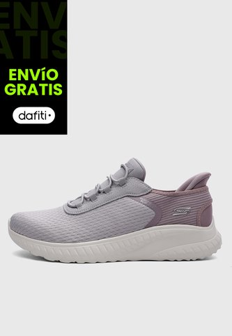 Tenis Lifestyle SKECHERS Bobs Squad Chaos Lila Skechers