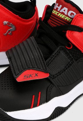 Tenis Basketball Negro-Rojo Skechers Kids Shaq Powershot