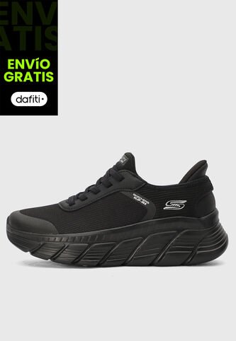 Tenis Running SKECHERS Bobs S Flex Hi Negro Skechers