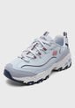 Tenis Outdoor Celeste-Blanco-Azul Skechers D'lites - Bold Views de Skechers