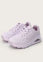 Tenis Lifestyle Lila Skechers Kids Uno Gen 1 de Skechers