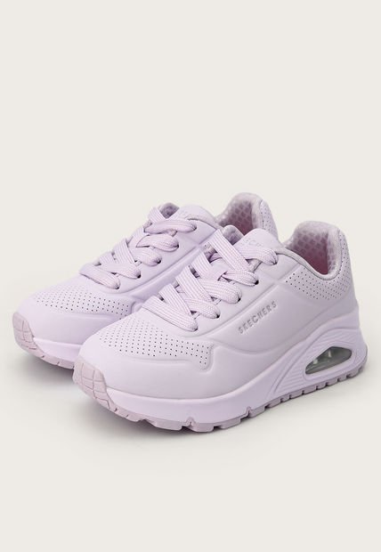 Tenis Lifestyle Lila Skechers Kids Uno Gen 1