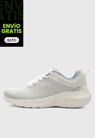 Tenis Lifestyle SKECHERS Bobs Squad Waves Azul Claro Skechers