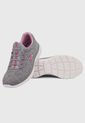 Tenis Training Gris-Blanco-Rosa Skechers Summits de Skechers