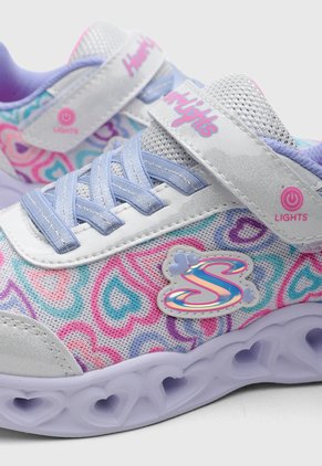 Tenis Lifestyle SKECHERS Heart Lights Multicolor