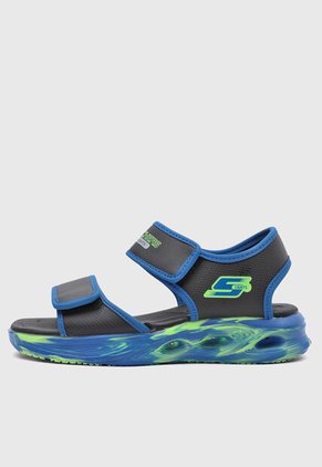 Sandalias SKECHERS S Lights Sola Glow Negro