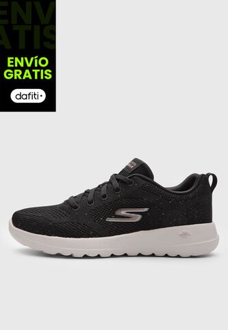 Tenis Walking SKECHERS GO WALK Joy - Violet Negro Skechers