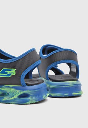 Sandalias SKECHERS S Lights Sola Glow Negro