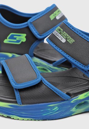 Sandalias SKECHERS S Lights Sola Glow Negro