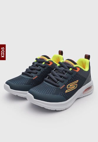 Tenis Lifestyle SKECHERS Microspec Max Advance Azul Skechers